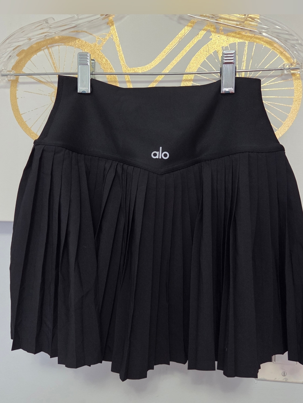 Alo Yoga  Grand Slam Tennis Skirt Black Size XS - Picture 5 of 9